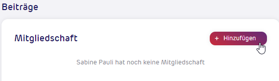 Mitgliedschaft hinzufügen