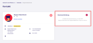gettup - Kontakte - Kontoverbindung