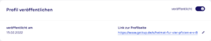 gettup - Organisation - Profil